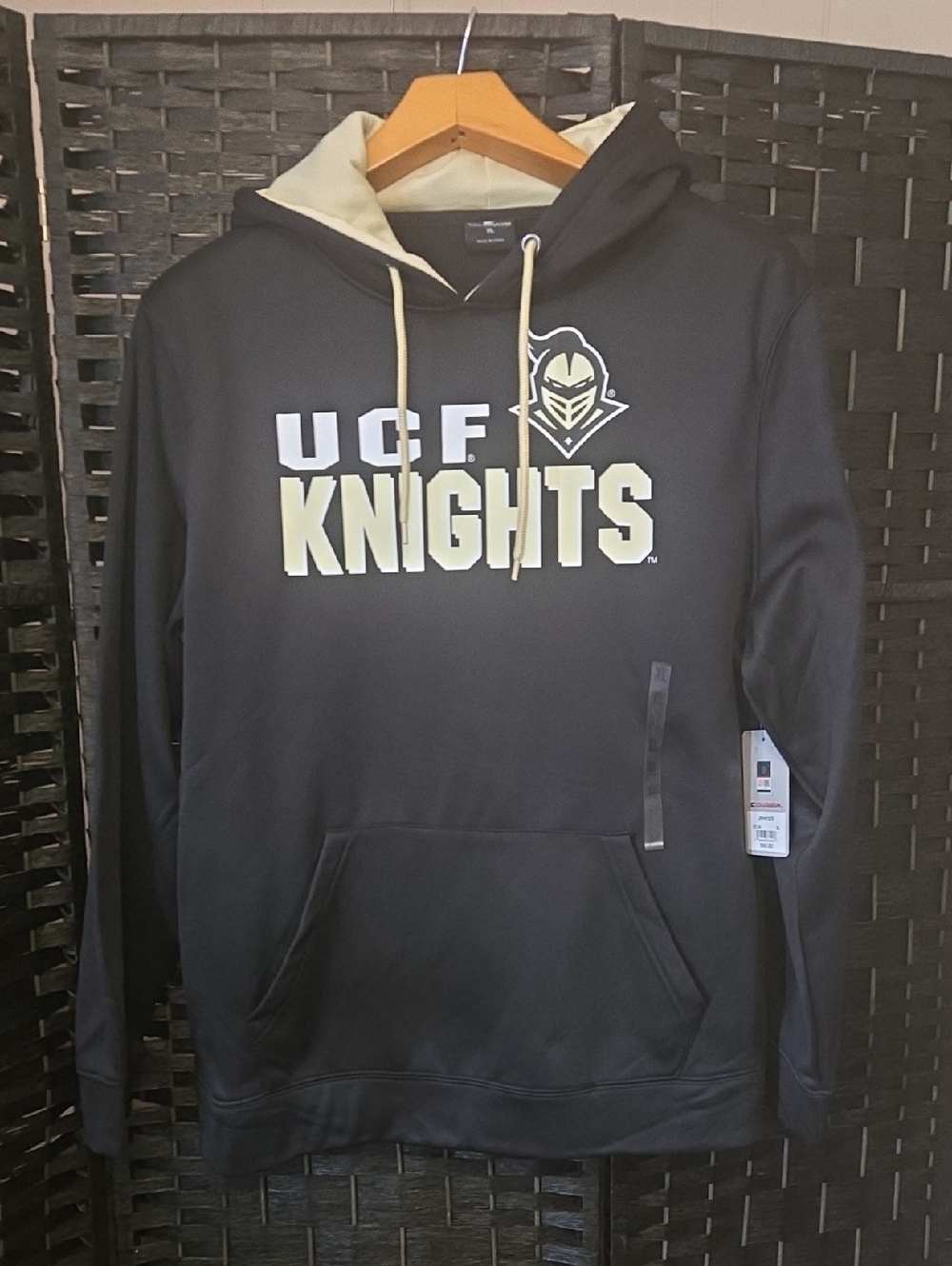 Cilosseum UCF Knights Men's Black & Gold Pullover Hoodie XL